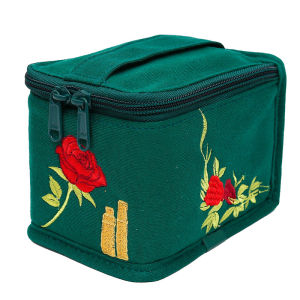 Túi Đựng Dầu Thơm 15 Ngăn Túi Đựng Son Môi Du Lịch Túi Đựng Son Môi Thêu Chống Ẩm Túi Đựng Son Môi Dễ Thương Túi Đựng Mỹ Phẩm