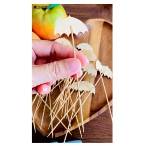 1แพ็ค ไม้จิ้มค็อกเทลหรือไม้บาร์บีคิว แบบร่ม 13ซม รหัส WCP230