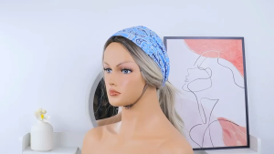 Headband Wide Boho Paisley Bandana Knotted Criss Cross Hairbands Elastic Stretch Non Slip Soft Thick Turban Headwraps African Style Sport Workout Yoga Daily Fashion Hair Accessories for Women and Girls