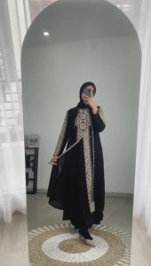 ABAYA ANASTASYA - FLOTTILICIOUS / gamis turki / dress arab / baju muslimah turkey / outfit formal /