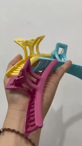 Jedai Jepit Rambut Wanita Model Garis Lurus Jedai Candy Glossy DP391