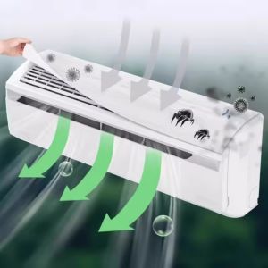 50Pcs Disposable Air Conditioner Vent Filter DIY Cuttable Design Anti-Dust Filter Paper Ultra-Thin Washable