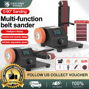 【New arrived】350W Electric Belt Machine Sander Sanding Grinding Polishing Machine Abrasive Belts Grinder DIY Polishing Cutter Edges