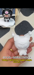 DIY gypsum plaster painting doll (Each was random)