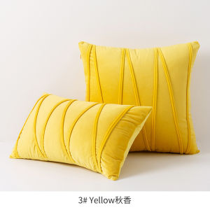 Velvet Throw Pillow Covers Modern Decorative Couch Throws Square Soft Cozy Gift Pillowcases Halloween Home Decor Orange Yellow