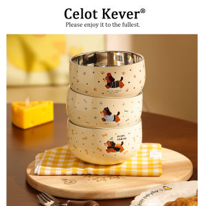 Food Grade Double Layer Heat Insulated Infant Feeding Bowl