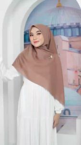Ayura Scarf ✓ Hijab Arrafi Segiempat Voal Syari / Ayura Scarf / segiempat 125x125