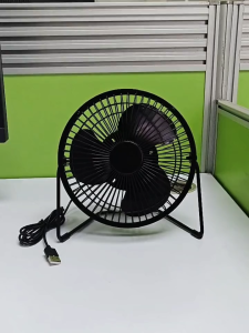 USB RECHARGEABLE PORTABLE COOLING FAN | Ultra-Quiet Energy-Saving & Powerful Cooling | High Quality USB Powered Personal Cooling Fan | 2 Speed & 360° Adjustable Angle Portable Table Fan | Strong Airflow & Stable Stand for Home Office and Travel