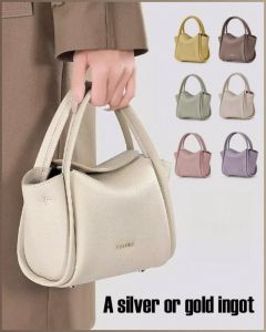 Handbag Crossbody Shoulder Bag Gold Mini Tote Crossbody Bag Vegetable Basket One-handed Access