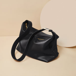 กระเป๋าสะพายข้างหนังแท้สำหรับผู้หญิง ความจุขนาดใหญ่ กระเป๋าถือทรงโตเกียวแบบลำลอง กระเป๋าสะพายข้างแบบสะพายไหล่ข้างเดียว กระเป๋าสะพายข้างแบบอเนกประสงค์