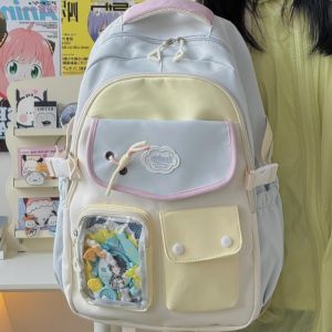 OUDENGPAI | Túi xách nữ dung tích lớn màu xanh lá cây phong cách mới mùa hè có khóa kéo chống thấm nước túi đeo vai đôi