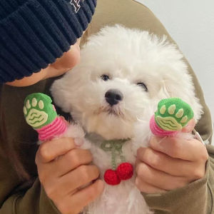 Non-Slip Dog Socks Pet Shoes Anti-Dirt Claws Proof for Teddy Bichon Small Medium Dogs Cat Foot Covers Pet Accessories