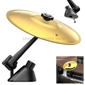 1/2PC Car Crash Cymbal Air Vent Mini Drum Car Hand-Shooting Cymbals Car Drum Cymbal Air Vent Musical Instrument for Car Interior