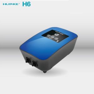 Huike H6 AC/DC Waterproof Aquarium air Compressor Silent Dual Oxygen Water Pump
