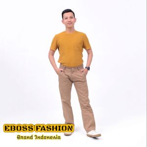 Celana Kanvas Pria Panjang Standar Reguler // Celana Panjang Pria Bahan Kanvas Tebal kualitas Cardinal Standar reguler