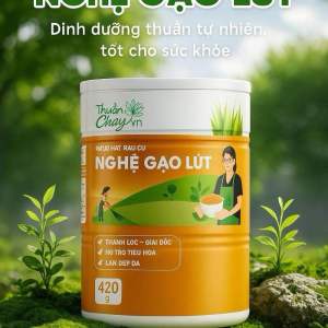 Thuan Chay.vn Nghệ Gạo Lứt 420g - Thành Lộc - Giàu Dinh Dưỡng - Hỗ Trợ Tiêu Hóa