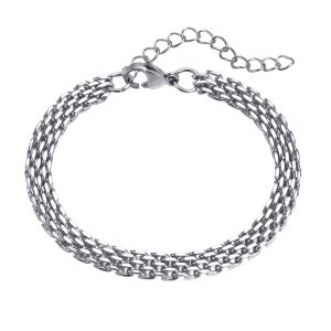 Kemstone Stainless Steel Male Link Bracelet Jewelry