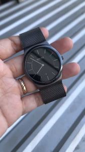 Đồng hồ nam si Nhật Bering Đan Mạch size 39mm dây thép lụa niềng đà ceramic