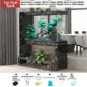 Modern Luxury Water Wall Aquarium For Home Office Decor