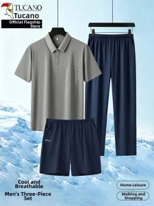 TUCANO | Cool Silk Breathable Mens Polo Shirt Set