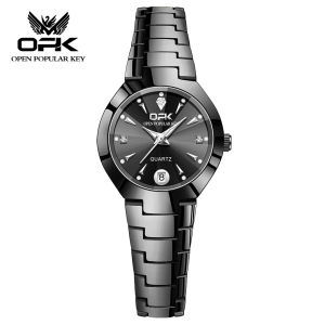 Đồng hồ phụ nữ thường ngày OPK Vòng đeo tay thạch anh chống nước 30M tráng gương chống trầy xước Sapphire