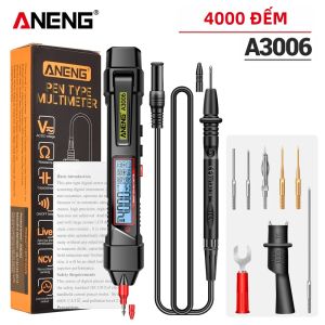 ANENG | ANENG A3006 Đồng Hồ Vạn Năng Kỹ Thuật Số Loại Bút Kiểm Tra Điện Áp Điện Trở Điện Dung Công Cụ Kiểm Tra Diode AC DC 4000 Đếm Cho Thợ Điện