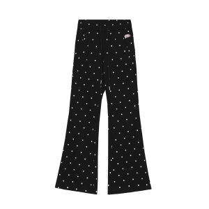 MKGO | Retro Polka Dot Loose Straight Leg Flared Pants