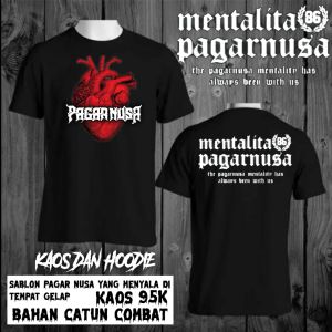 kaos pagar nusa sablon menyala