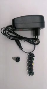 Universal Adapter Charger Adjustable Power Supply Adapter Laptop 12W AC 100V-240V Adjustable 1000mA