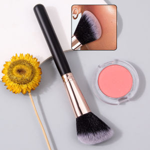 Angled contouring brush large shadow blush brush soft hair facial contour profile brush loose powder brush