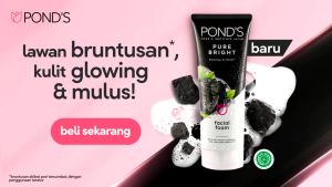 Ponds Pure Bright Facial Foam (100gr / 50gr) Ponds Bright Miracle Ultimate Clarity Niasorcinol Facial Foam 20x kekuatan mencerahkan & menutrisi