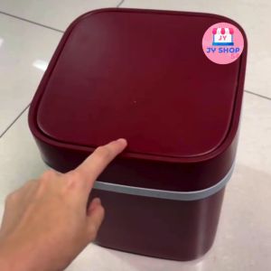 ถังขยะ พร้อมส่ง ถังขยะพลาสติก ขนาด ความจุ 10L. ถังขยะมีฝาปิด ทรงสีเหลี่ยม มีฝาเปิด-ปิดแบบกด สะดวกใช้งานง่าย ถังเก็บของ ร้านคนไทย ส่งในไทย