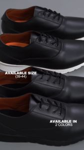 Footstep Footwear Sepatu Pria Casual Nolan Black Original Shoes - Gratis Goodie Bag, Box Ekslusif, Kaos Kaki, Sticker, Keychain