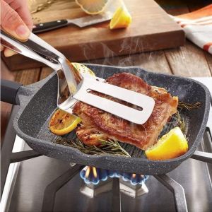Penjepit Gorengan Klip Capitan Makanan Stainless Clip Spatula Jepitan