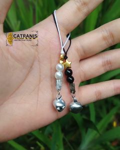 CATRANIS Tali Strap phone Hp bandul lonceng Gantungan Handphone Simpel