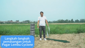 Cyclone Fence Chain Link Metal 3.3/4/5/6 Feet for Small Pets Garden Ready Stock