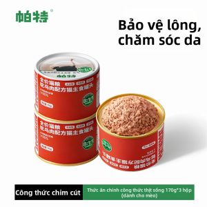 Thức Ăn Ướt Cho Mèo Mọi Giai Đoạn Tuổi Công Thức Thịt Tươi