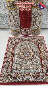 Sajadah Imam IRATRA 90 x 120cm Sangat Padat Tebal 18mm Halus Lembut dan Elegan Alas Sholat Jumbo