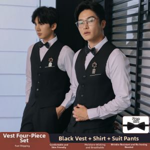 MAIYING | Wedding Groomsmen Autumn/Winter Plus Size Mens Three-Piece Suit Set