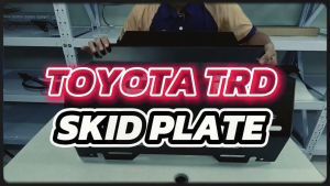 GCAO TRD STEEL SKID PLATE COVER UNIVERSAL (HILUX REVO/FORTUNER) BLACK (11762)