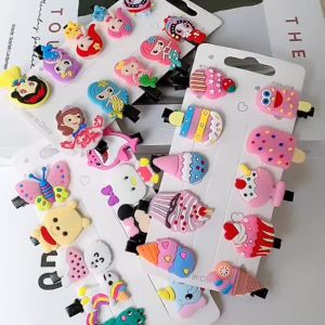 JH Jepitan rambut anak perempuan korea 1set isi 10pcs jepit rambut anak motif lucu