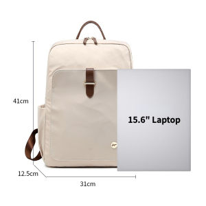 Mingke Túi đựng máy tính xách tay 13 14 15.6 inch Ba lô cho chống sốc cho nữ mỏng công sở thường ngày tối giản