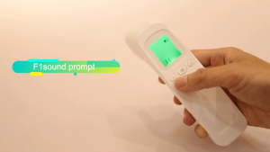 Nhiệt kế hồng ngoại kỹ thuật số giúp đo nhiệt độ có độ chính xác cao và không tiếp xúc với cơ thể tích hợp tính năng cảnh báo sốt - INTL