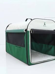 Car Dog Bed & Dog Cage - Portable Foldable Pet Tent/House for Outdoor Use | All-Season Dog Kennel & Cat Cage Dog Whelping Box