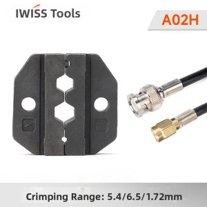 Iwiss | Coaxial Cable Crimping Plier BNC Hexagonal Ferrule Video Termination
