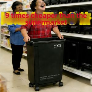 Large Capacity Mobile Trash Can