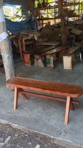 ม้านั่งไม้แผ่นเดียว ม้านั่งสนาม ม้านั่งยาว ม้านั่งไม้ เก้าอี้ไม้ เก้าอี้ยาว ม้านั่งกลางแจ้ง เก้าอี้สนาม Bench Chair Wood