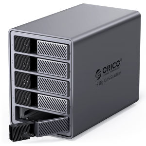 ORICO 5 Bay 3.5-inch Storage Hard Disk Cabinet Five Bay 110TB 7 RAID SATA3.0 5Gbps Enterprise Data Security Mamt Efficient Heat Dissipation