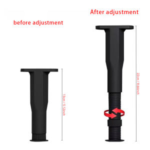 4pcs Furniture Support Legs Extendable Height Adjustable Furniture Hardware Tripod Suitable for Beds Sofas Tables