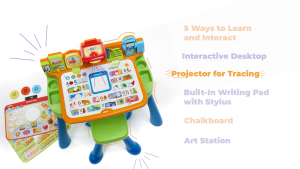 VTech 5 in 1 Get Ready for School Learning Desk โต๊ะเรียนรู้เสริมพัฒนาการสำหรับเด็กอนุบาล